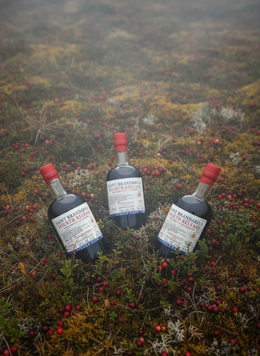 Saint Brandarius 4Th Release is gelagerd op ex-cranberrywijn vaten. Proef en ervaar Terschellings lekkerste whisky.