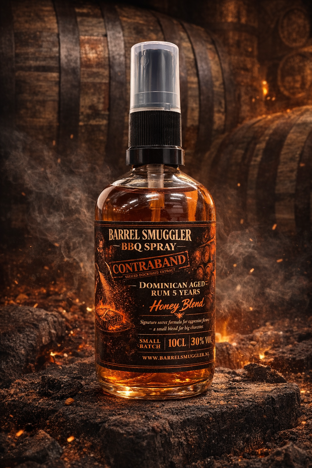 Barrel Smuggler BBQ Rum Spray – Honey Blend