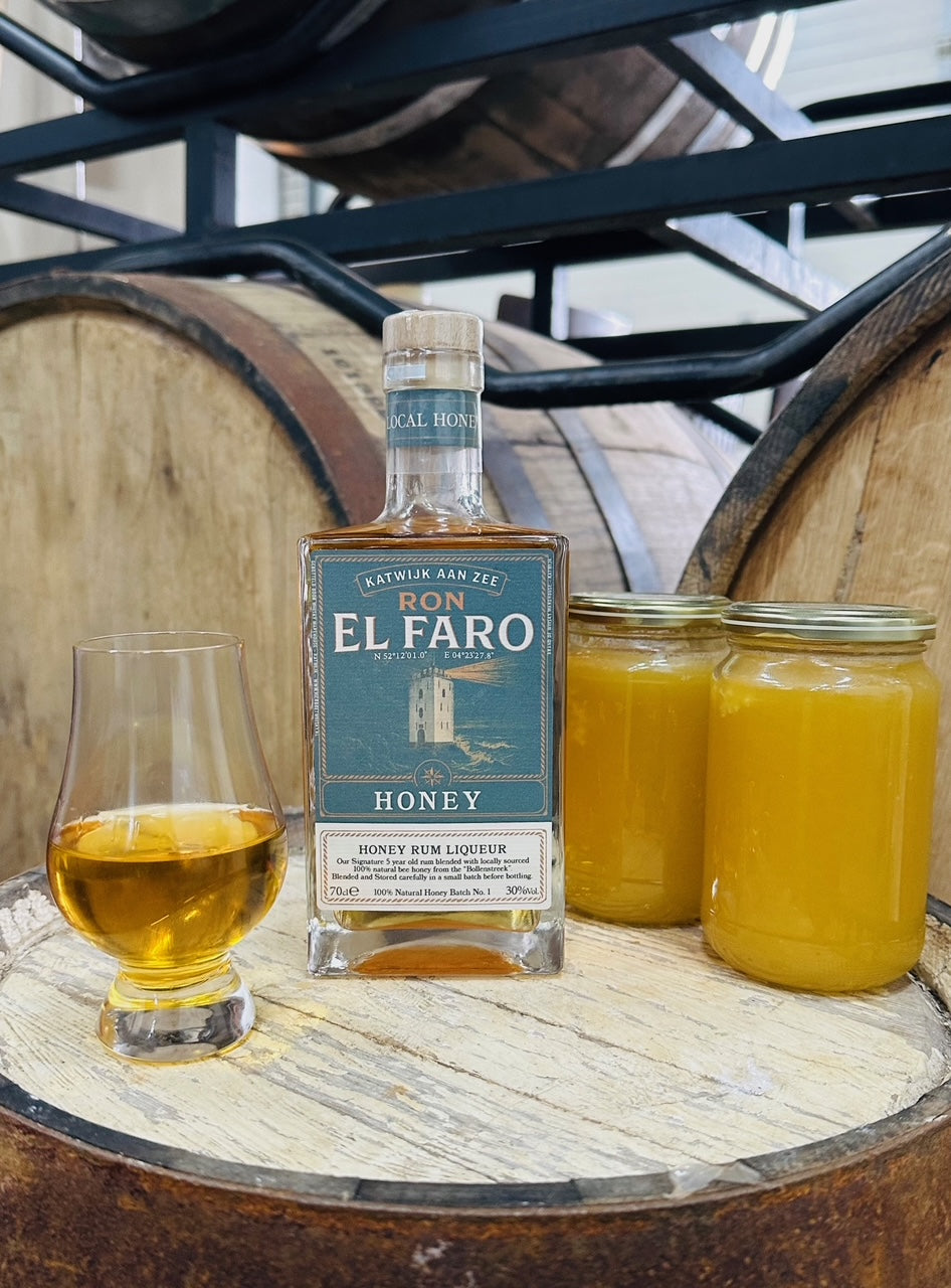 Rum met honing van de bollenstreek 100% Natuurlijk