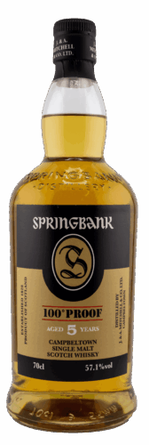 Springbank 100 proof scherp geprijsd bij vierboetwhisky.nl - online slijterij van Katwijk en omstreken!
