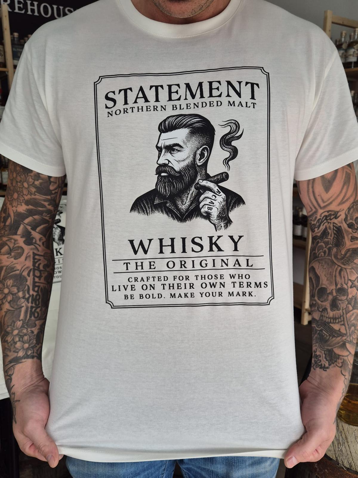 Statement Whisky T-Shirt, crafted for those who live on their own terms.